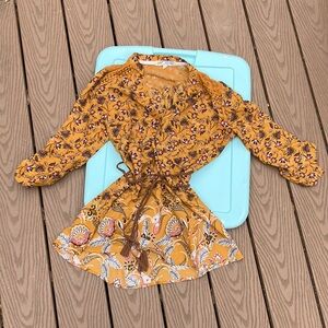 Floral Yellow Blouse